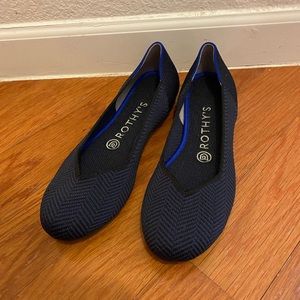 Navy Rothy’s flats